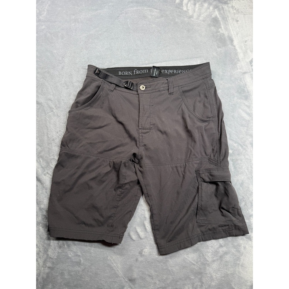 Prana Stretch Zion Hiking Shorts Mens 31 Gray M3STRE116 Utility Outdoor Travel